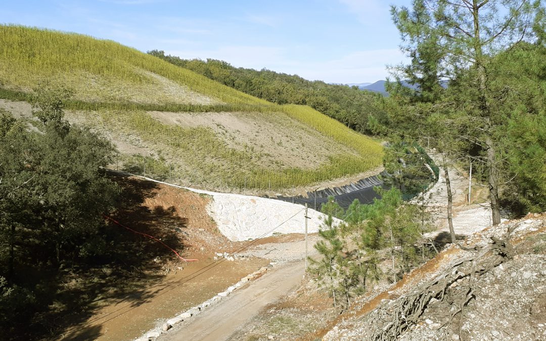 Fin des travaux de la digue
